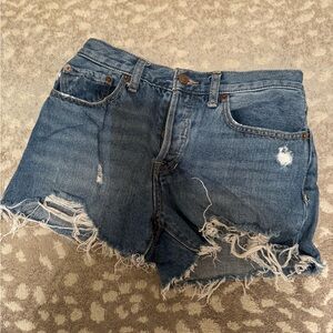 We The Free Regular Mid Rise Jean Shorts by Free People- Size 26